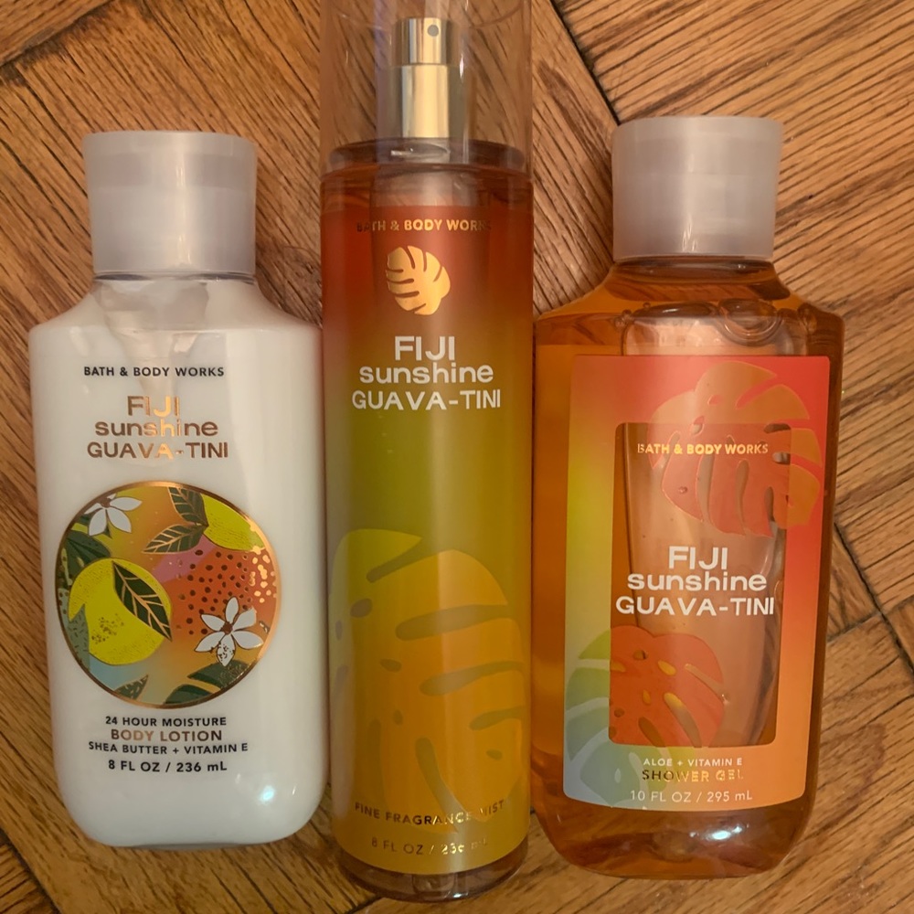 Bath abd Body Works Fiji Sunshine Guava-Tini Mixed Lot